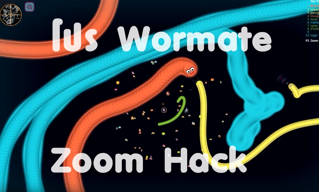 โปรเกมหนอน Wormate.io Zoom Hack FREE VIP MOD APK GAME ONLINE